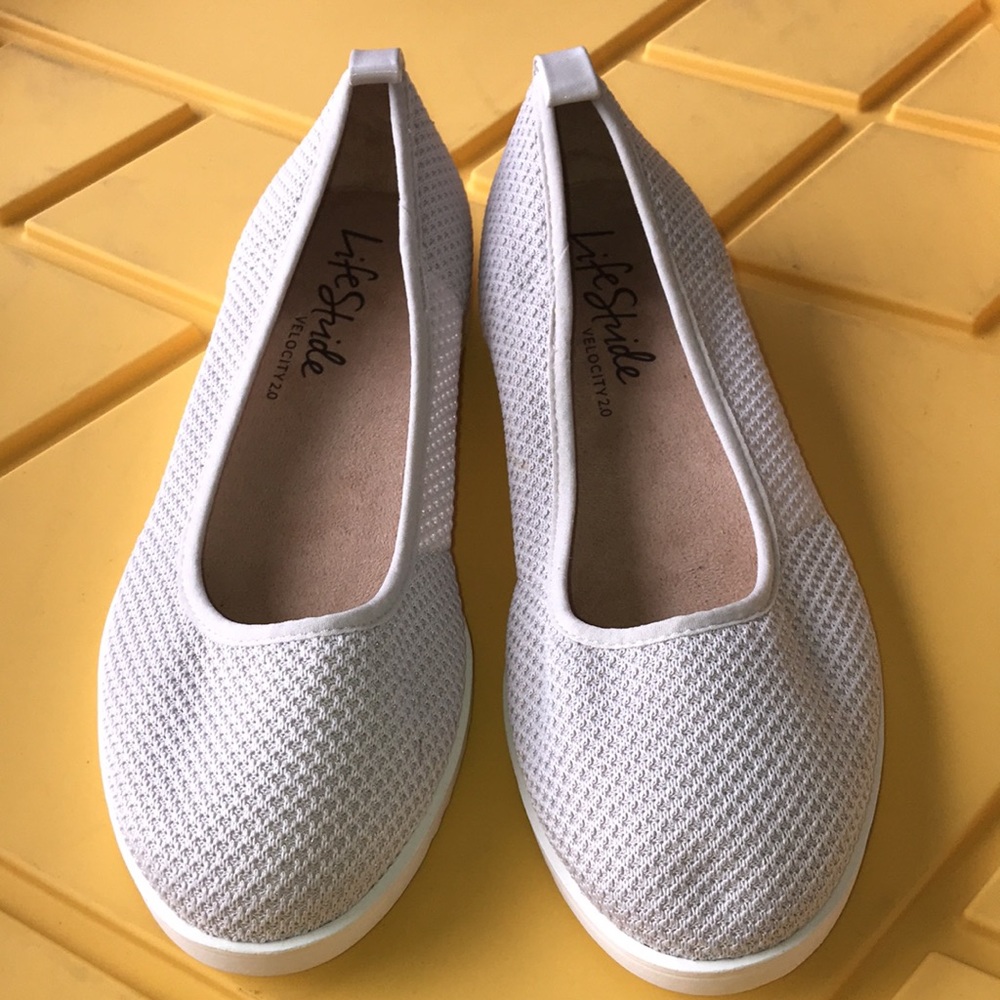 Life Stride Velocity 2.0 Ziggy Slip On Casual Size 6W Breathable Mesh Shoes